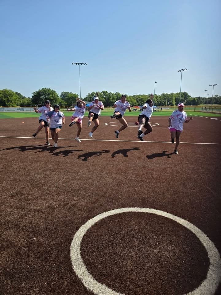 Team celebrating on the field