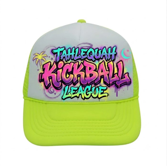 TKL trucker hat - neon yellow